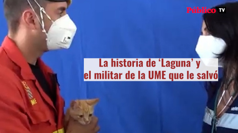 La historia de 'Laguna' y el militar de la UME que le salvó