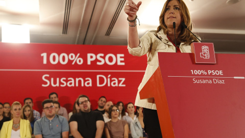 Susana Díaz, candidata a la secretaría general del PSOE./EUROPA PRESS