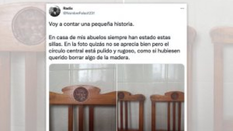 El misterio de un bisabuelo y las iniciales borradas de una silla que esconden una historia sobre la represión franquista