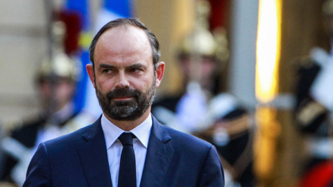 Édouard Philippe, este lunes en París. AFP