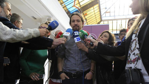 Pablo Iglesias, en una foto de archivo. / VÍCTOR LERENA (EFE)