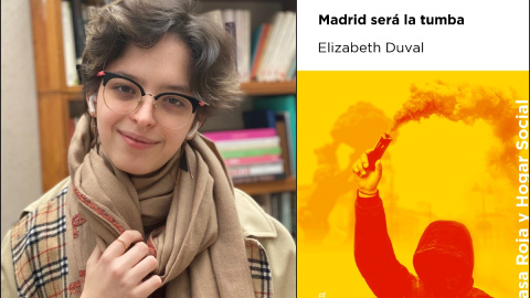 La escritora Elizabeth Duval, autora de la novela 'Madrid será la tumba'.