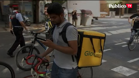 Comienza la huelga de los seis supermercados de Glovo en Catalunya