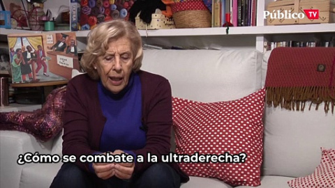 Manuela Carmena: "La extrema derecha se basa en una alteración de la realidad social para generar el miedo"