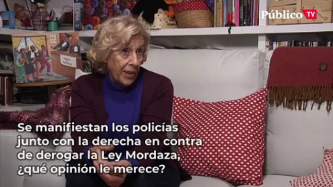 Manuela Carmena: "Una manipulación propia de las que se suelen hacer desde la oposición"