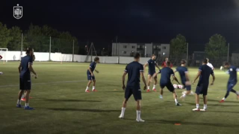 La selección olímpica de fútbol prepara el debut en los Juegos ante Egipto