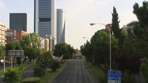 Madrid se queda vacía por el calor en pleno agosto