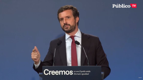 Casado asegura que si llega a ser presidente prohibirá los indultos de los delitos de sedición y rebelión