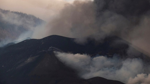 Imagen del volcán de La Palma el 7 de diciembre de 2021.