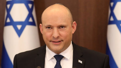 5/12/2021 El primer ministro israelí Naftali Bennett, durante una reunión semanal de su gabinete de Gobierno