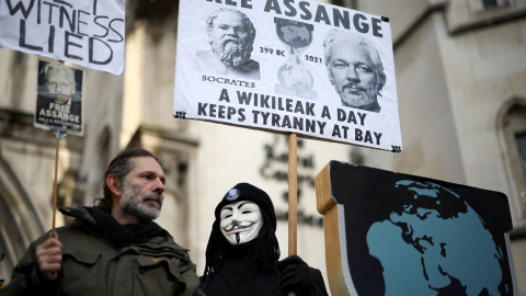 Concentración por Julian Assange en Londres