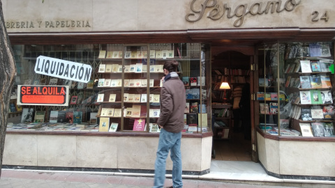 La librería Pérgamo, en el barrio de Salamanca de Madrid.