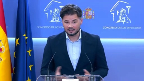 Gabriel Rufián, sobre los españoles que aparecen en los 'papeles de Pandora': "Cuanta más bandera, más cuenta corriente fuera"