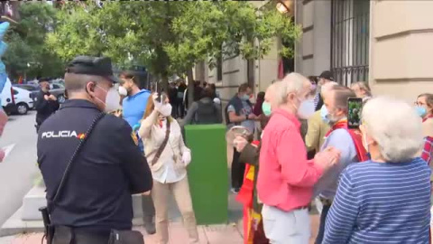 Culmina una semana de protestas contra el Gobierno en el madrileño barrio de Salamanca