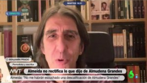 La aclamada reflexión de Benjamín Prado acerca de los comentarios de Almeida sobre Almudena Grandes