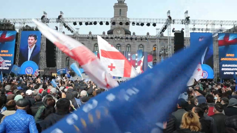 El oficialismo georgiano exhibe su fuerza ante segunda ronda de municipales