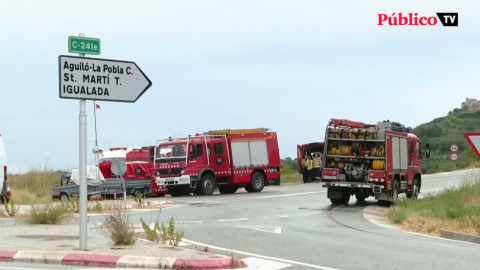 Los Bomberos dan por estabilizado el incendio de Queralt