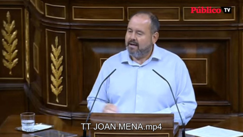 Joan Mena se planta ante Vox: "Empiece por denunciarme a mí. Sus discursos son machistas, racistas y homófobos"