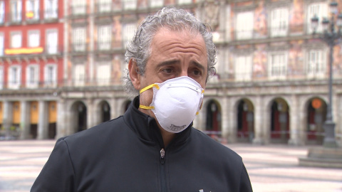 José Antonio Aparicio, presidente del Gremio de Restauradores de la Plaza Mayor