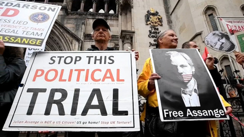 EEUU dice que la Justicia británica "erró" al denegar la entrega de Assange