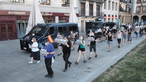 Manifestación en Bilbao para pedir la excarcelación del preso de ETA Patxi Ruiz