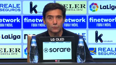 Marcelino: "Si alguien merecía ganar el partido, fuimos nosotros"