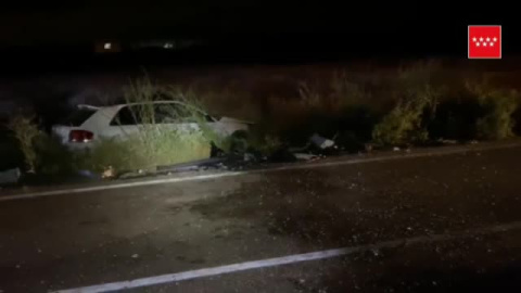 Fallece un hombre al chocar frontalmente su vehículo contra otro en Colmenar de la Oreja (Madrid)