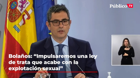 Bolaños: "Impulsaremos una ley de trata que acabe con la lacra de la explotación sexual"