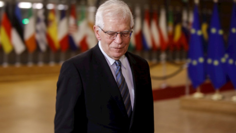 El alto representante de la Unión Europea (UE) para Asuntos Exteriores,  Josep Borrell, este lunes 24 de enero.