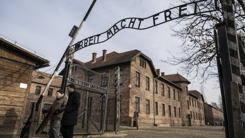 24/01/2022-Vista del campo de concentración y exterminio de Auschwitz, Polonia (26/0172020).