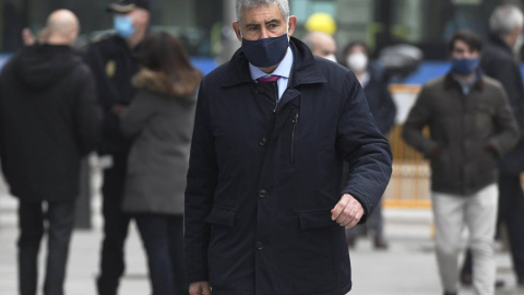 Fotografía de archivo del abogado Rafael Redondo y ex socio del comisario Villarejo, a su llegada a la Audiencia Nacional de Madrid el 11 de febrero de 2021.