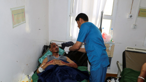 Herido en Yemen