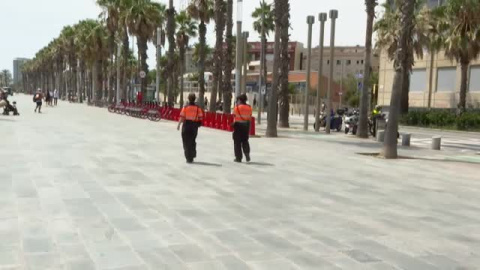 La Guardia Urbana de Barcelona solicita retirar su unidad de playa por los casos de coronavirus