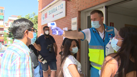 Realización de pruebas PCR en Fuenlabrada