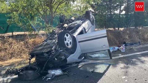 Un choque frontal entre dos vehículos deja varios heridos en Navalcarnero