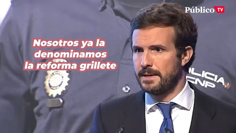 Las mentiras de Casado sobre la reforma de la 'ley mordaza'