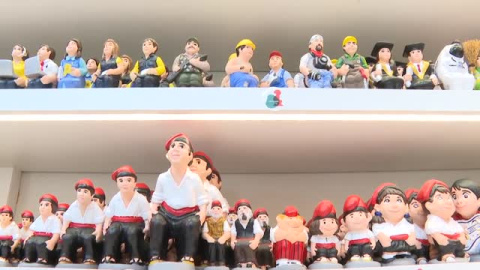 Ya se puede disfrutar de los caganer para los belenes de la próxima Navidad