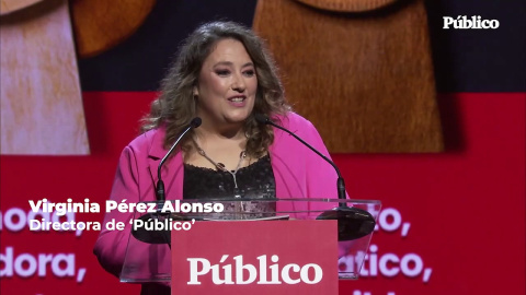 Virginia Pérez Alonso, en la gala del 15º aniversario de 'Público': "Tenemos el compromiso firme de seguir siendo incómodos"