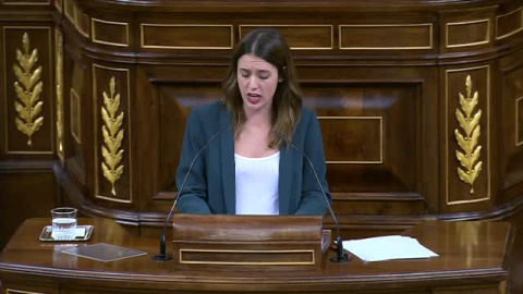 Vox a Irene Montero en el Congreso: "Su mérito es haber estudiado en profundidad a Iglesias"