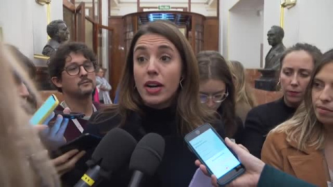 Irene Montero, "muy preocupada por el nivel de violencia política que estamos viendo"