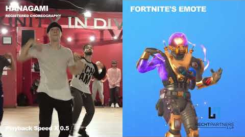 Fortnite Infringement of Kyle Hanagami Choreography