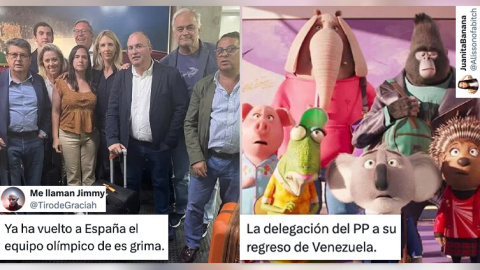 Memes sobre el 'show' del PP con Venezuela.