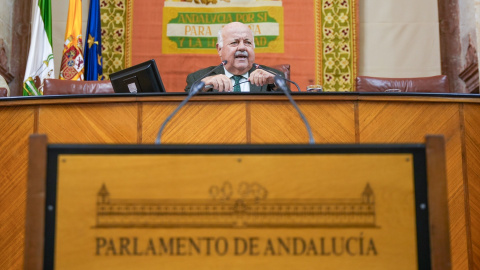 El presidente del Parlamento Andaluz, Jesús Aguirre, en una imagen de archivo.