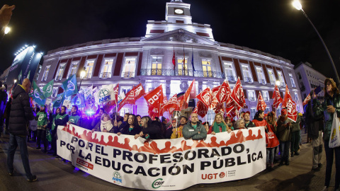 Manifestación educación pública