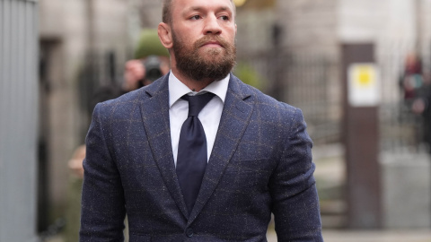 Conor McGregor, llega al juzgado.