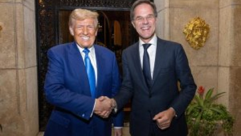 Trump se reúne con Rutte para "discutir los problemas de seguridad global a los que se enfrenta la OTAN"