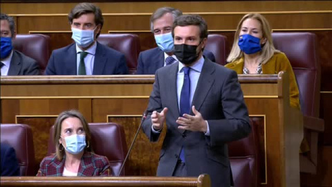 Casado a Sánchez: "¿Qué coño tiene que pasar en España para que usted asuma alguna responsabilidad?"