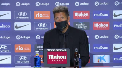 Simeone: "Hicimos un segundo tiempo importante"