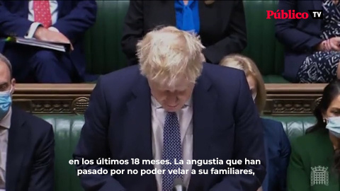 Boris Johnson pide perdón: "Hubo cosas que simplemente no hicimos bien y debo asumir responsabilidades"