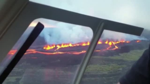 Se cumplen 7 días desde que comenzara la erupción del volcán 'Wolf'